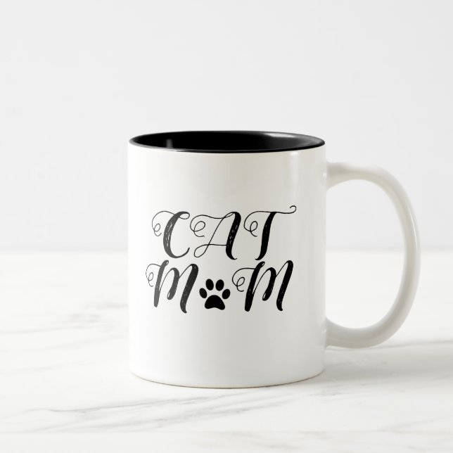 "Cat Mum" Coffee Mug (Right)
