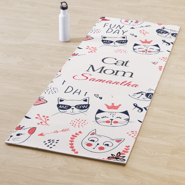 Cat-Mum Customisable Yoga Mat (In Situ)