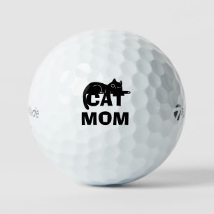 Cat Mum Cute Cat Design for Proud Pet Moms Golf Balls