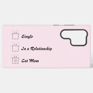 Cat Mum Cute Cat Pink Samsung Galaxy Case