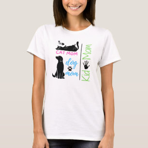 Cat Mum Dog Mum Kid Mum – Women's T-Shirt