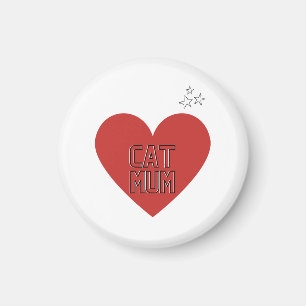 Cat Mum fridge magnet