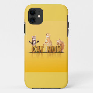 Cat Mum Gift Cat mum shirt Cat lover gift iPhone 11 Case