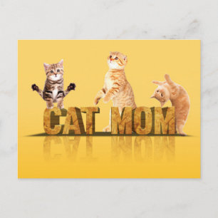 Cat Mum Gift   Cat mum shirt   Cat lover gift Postcard