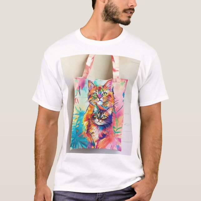 Cat Mum Gift T-Shirt (Front)