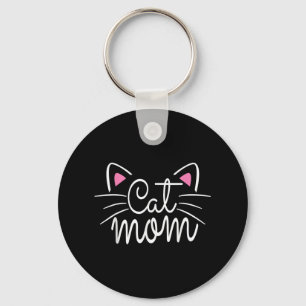 Cat Mum Happy Mothers Day For Cat Lovers Family Ma Key Ring