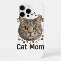 Cat Mum iPhone 16 Pro Max Case