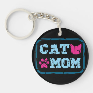 Cat Mum Key Ring