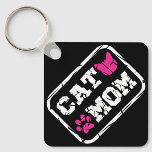 Cat Mum Key Ring