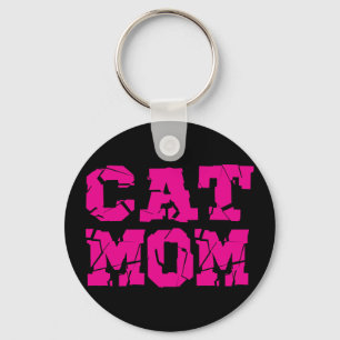 Cat Mum Key Ring