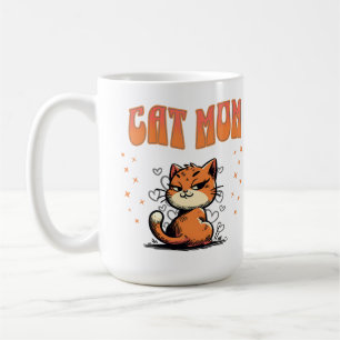 Cat Mum Kitty Lover Pet Mama Coffee Mug