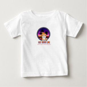 Cat Mum Life funny Baby T-Shirt