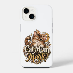Cat Mum Magic Phone Aesthetic Cat Mum Iphone 14 Case