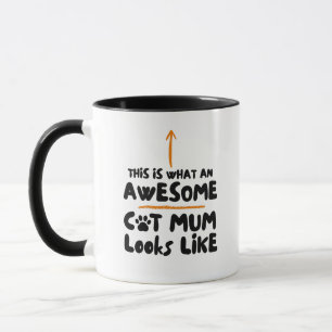 Cat Mum Mom Cat Lover Owner Mug