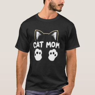 Cat Mum Mother Neko Lucky Kitten Cat Lover Paws Ea T-Shirt