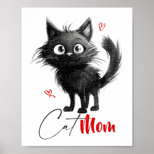 Cat Mum Mothers Day Gifts  Poster