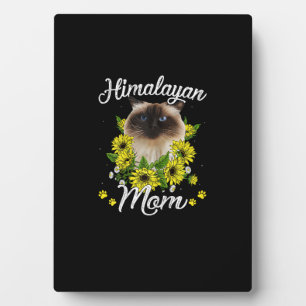 Cat Mum Mother's Day Gifts Sunflower Himalayan Mum Plaque
