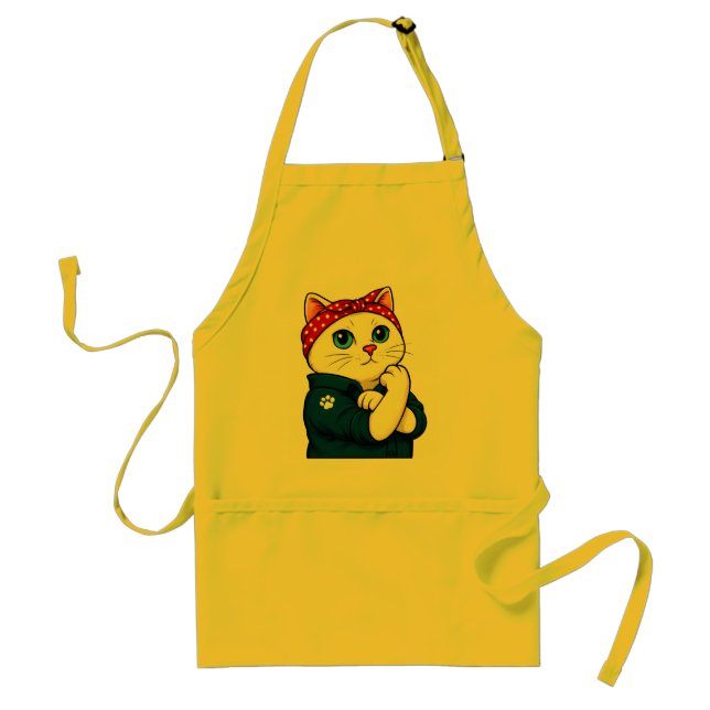 Cat Mum Mothers Day Standard Apron (Front)