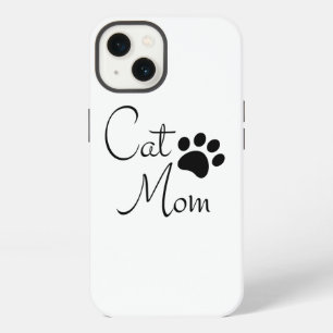 Cat Mum Paw Print Saying Personalised iPhone 13 Case