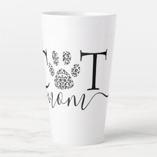 Cat Mum pawprint  Latte Mug
