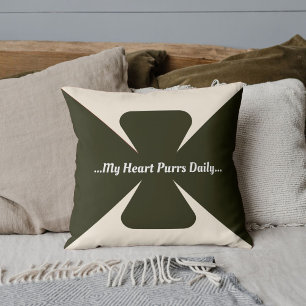 Cat Mum Personalised Love Quote Cute Trendy Gifts  Cushion