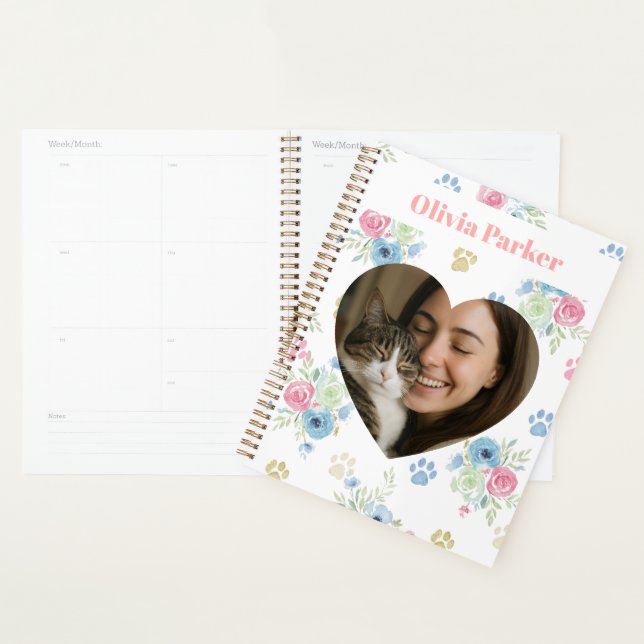Cat Mum Photo & Name Planner (Display)