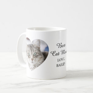Cat Mum Photo Personalised  Coffee Mug