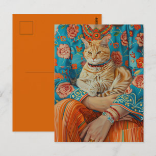 Cat Mum Postcard