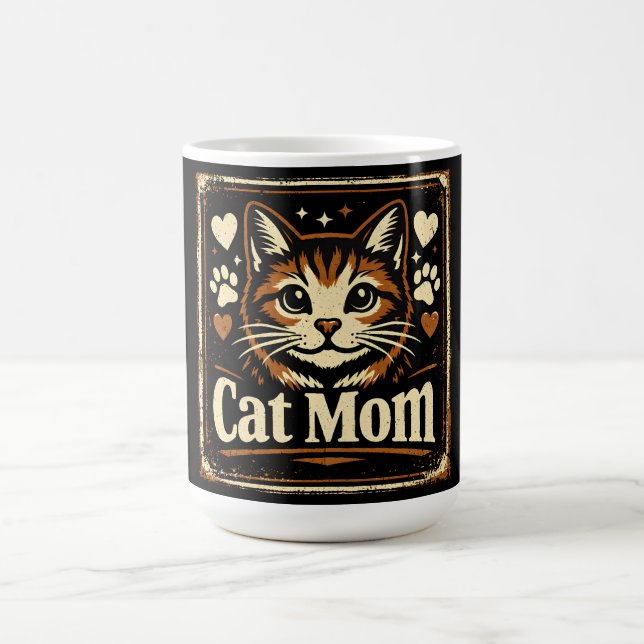 Cat Mum – Proud Feline Mother Love Coffee Mug (Center)
