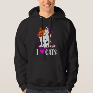 Cat Mum Rescued Animals Animal Rescue Save Cat  10 Hoodie