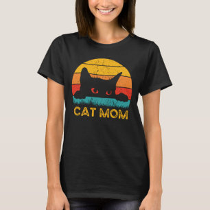 Cat Mum - Retro Vintage Cat T-Shirt