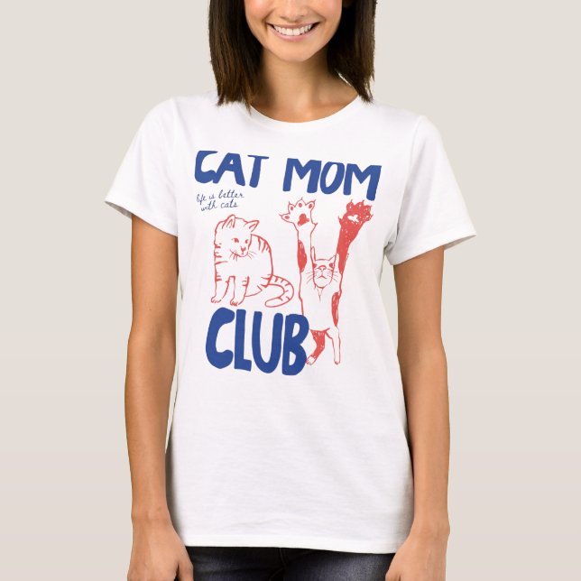 Cat mum shirt  (Front)