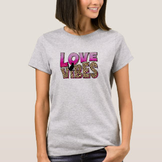 Cat Mum Shirt - Love Vibes Personalised Tee Gift