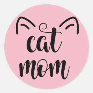 Cat mum sticker