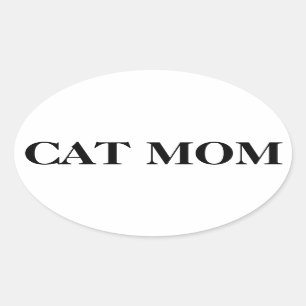 Cat mum stickers