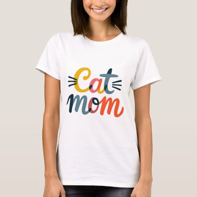 Cat Mum T-Shirt (Front)