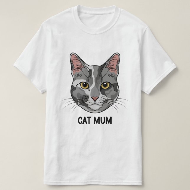 cat mum T-Shirt (Design Front)