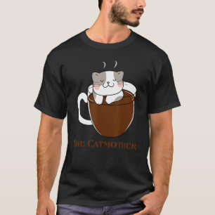 Cat Mum The Catmother Crazy Coffee Cat Mother Kitt T-Shirt
