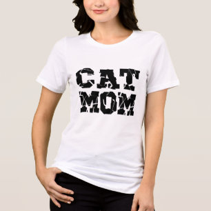 Cat Mum Tri-Blend Shirt
