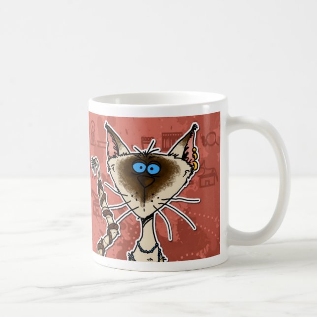 cat mummy coffee mug (Right)