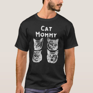 Cat Mummy Retro T-Shirt