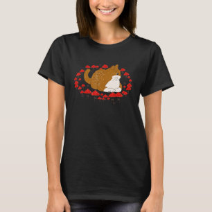 Cat Mushroom Goblincore Cottagecore Cute Cat Women T-Shirt
