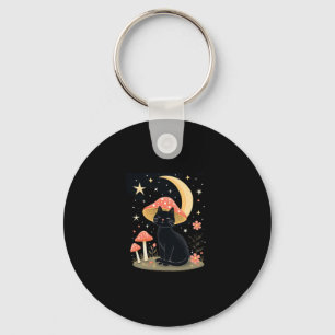 Cat Mushroom Hat Cottagecore Kitten Kitty Women Gi Key Ring