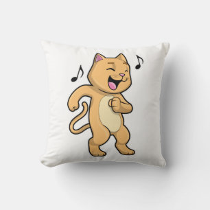 Cat Music Dance Cushion