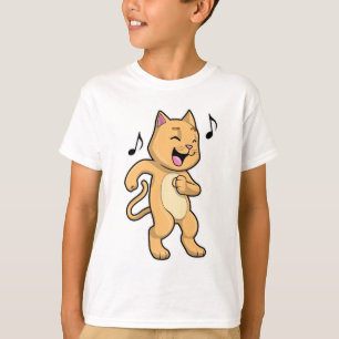 Cat Music Dance T-Shirt