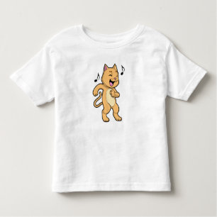 Cat Music Dance Toddler T-Shirt