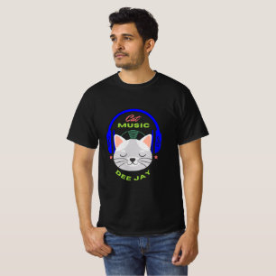Cat Music Dee Jay  T-Shirt