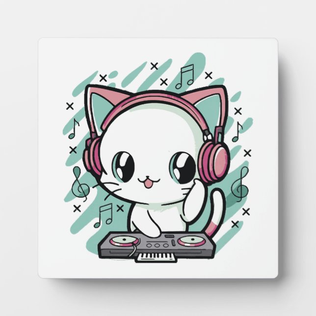 cat music plaque (Front)