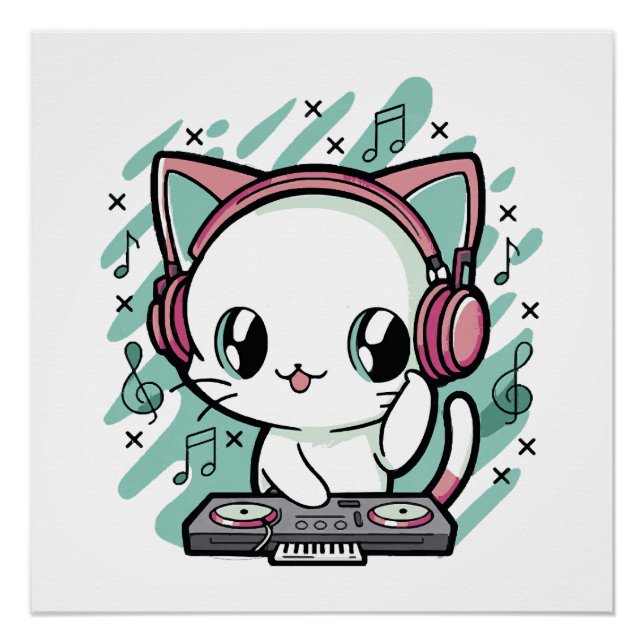 cat music poster (Front)