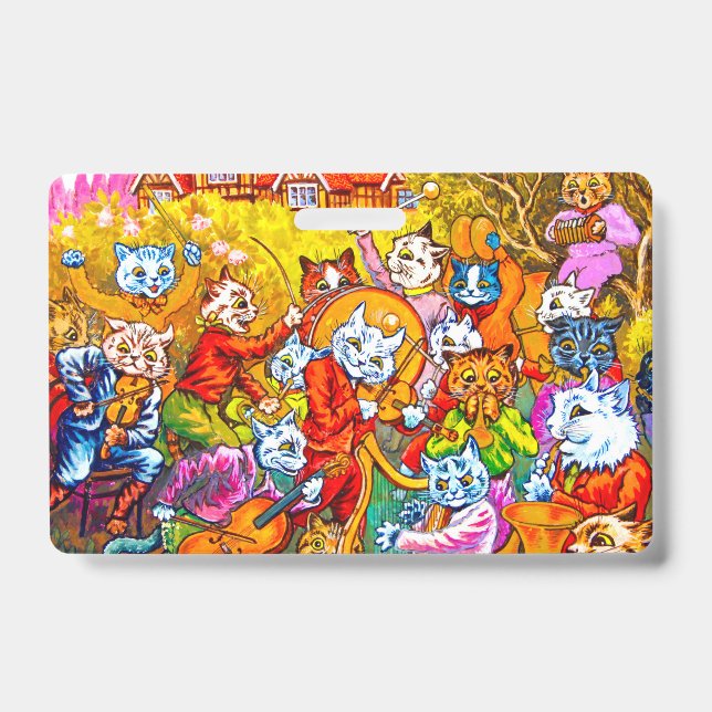 Cat Musical Band ID Badge (Front)